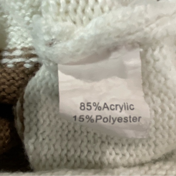 Angashion Women's Sweaters Casual Color Block Sweater Size XL (O1) - Picture 7 of 8